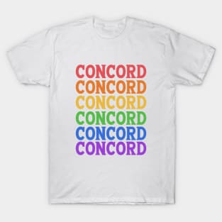 CONCORD COLORFUL TRAVEL CITY T-Shirt